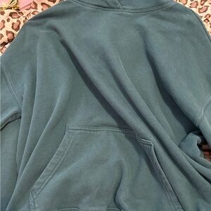Hollister Teal Green Pullover Hoodie